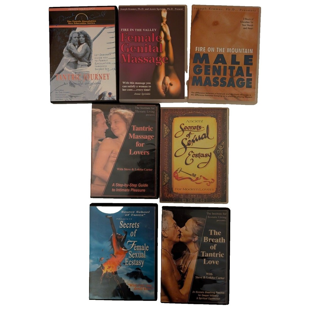 Tantra Massage Sexual Ecstasy DVD Lot 7 Joseph Kramer Source School Rare